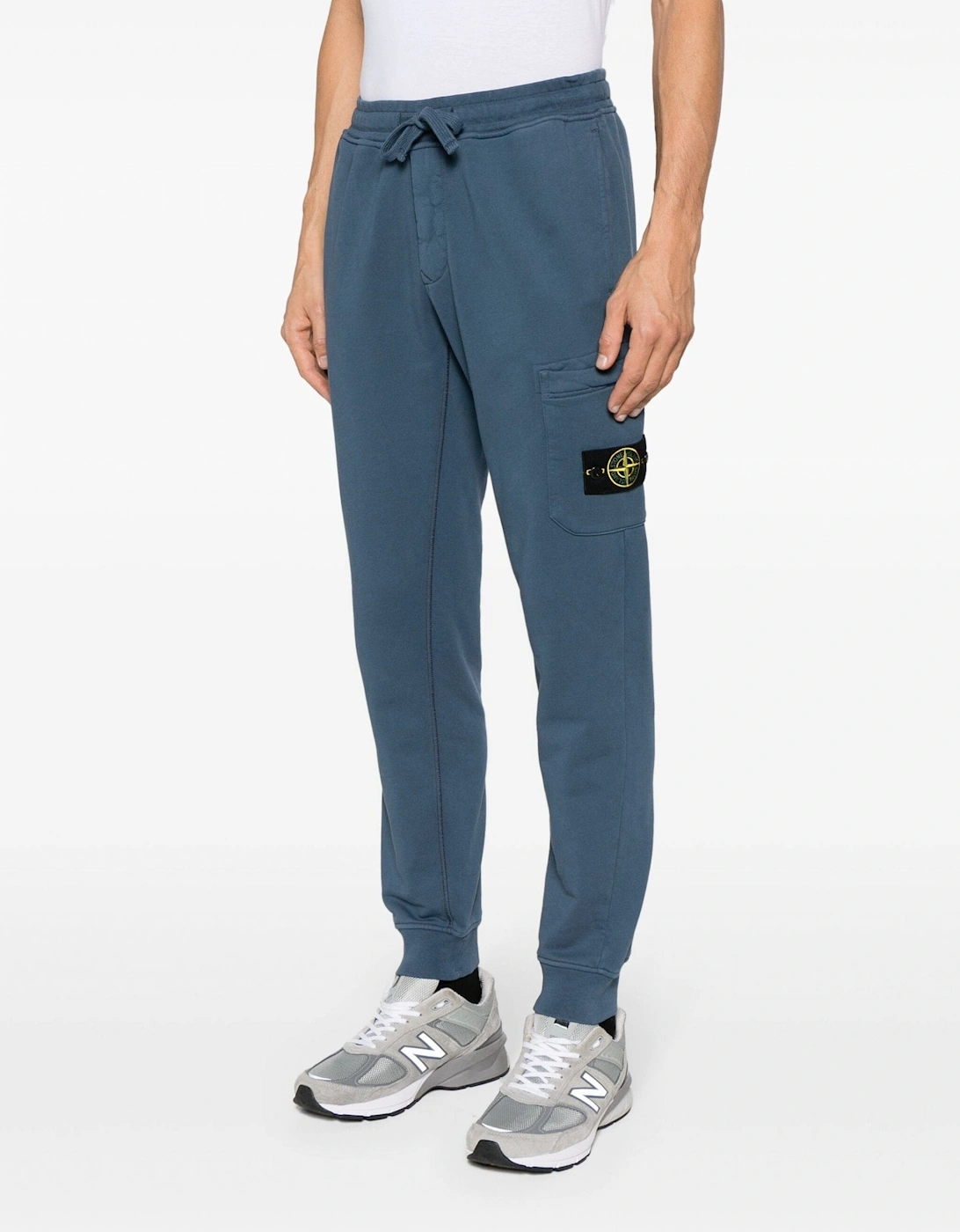 Classic Cotton Cuffed Joggers Blue, 9 of 8