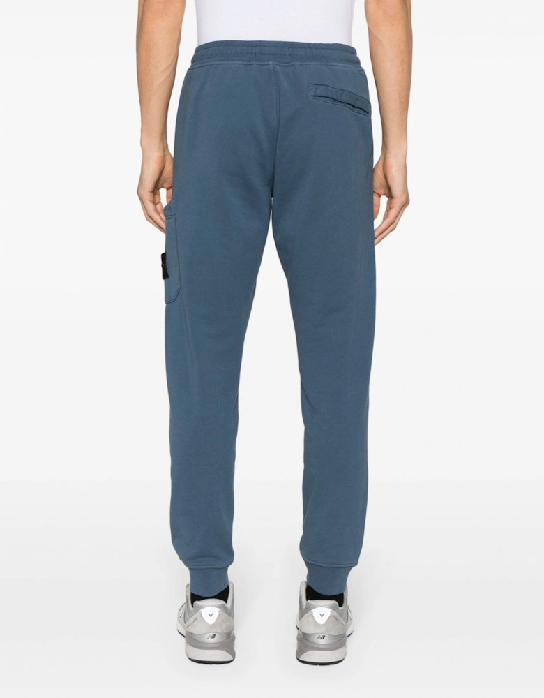 Classic Cotton Cuffed Joggers Blue