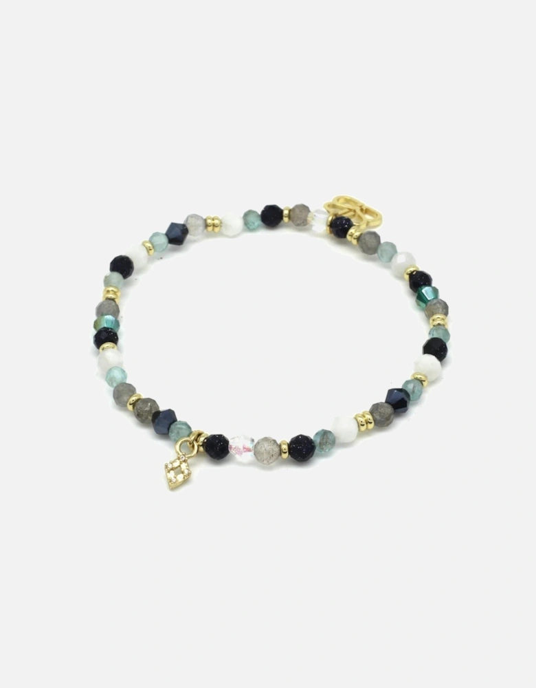 Stellar Diamond Charm Stretch Bracelet