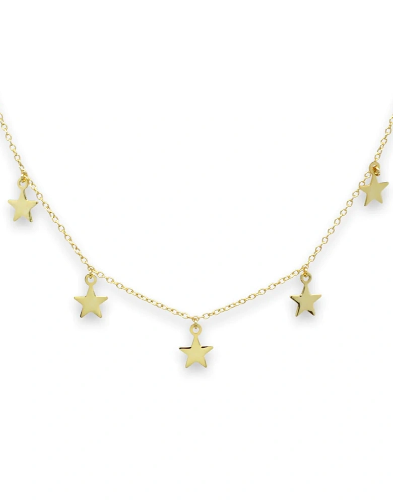 Asti Gold Star Charm Necklace