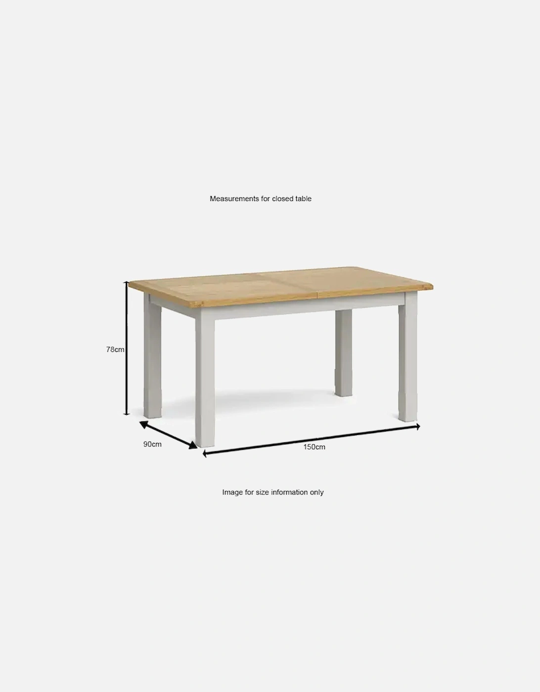 Guildford Small Extendable Dining Table