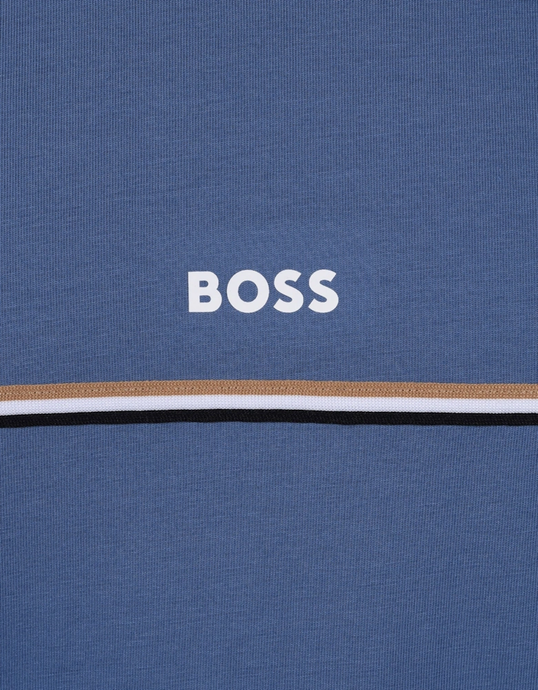 Boss Unique T-shirt Open Blue