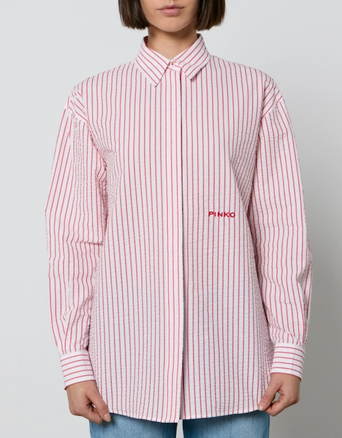 Bridport 1 Rigato Striped Seersucker Shirt, 2 of 1