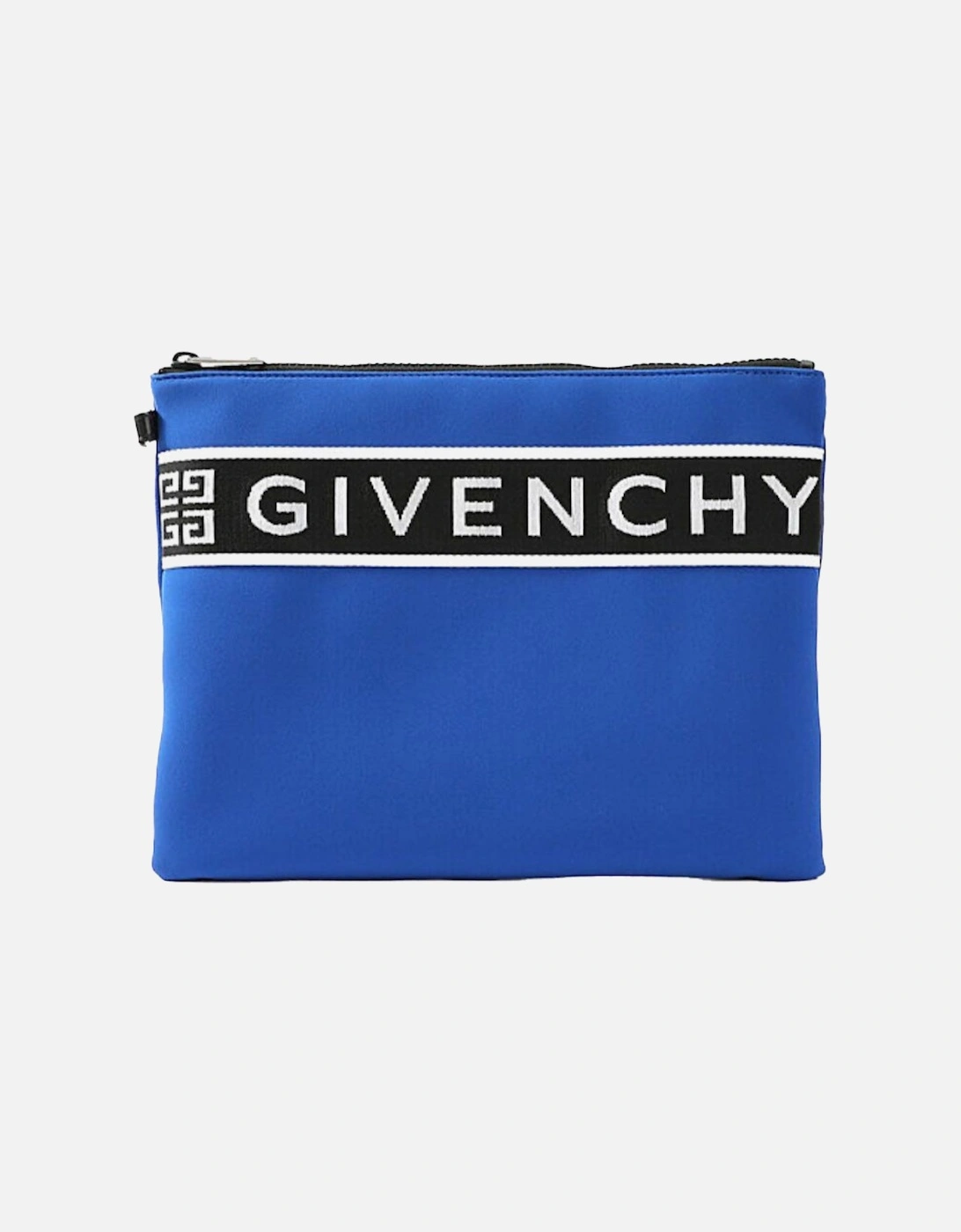 Logo Band Detail Pouch - Blue, 3 of 2