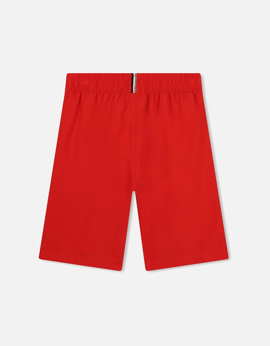 BOYS RED SWIM SHORTS