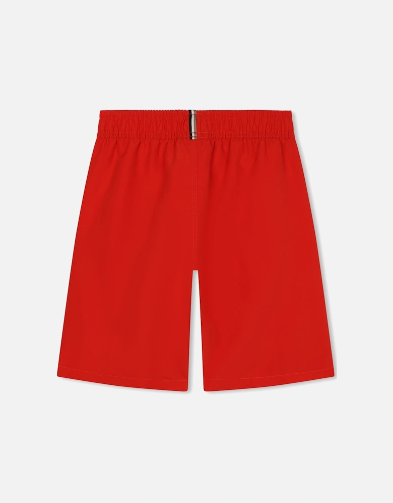 BOSS BABY/TODDLER BRIGHT RED SWIMSHORTS