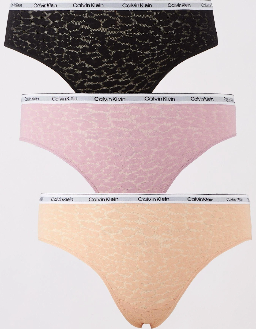 Plus Modern Logo Lace 3 Pack Brief - Black, 5 of 4