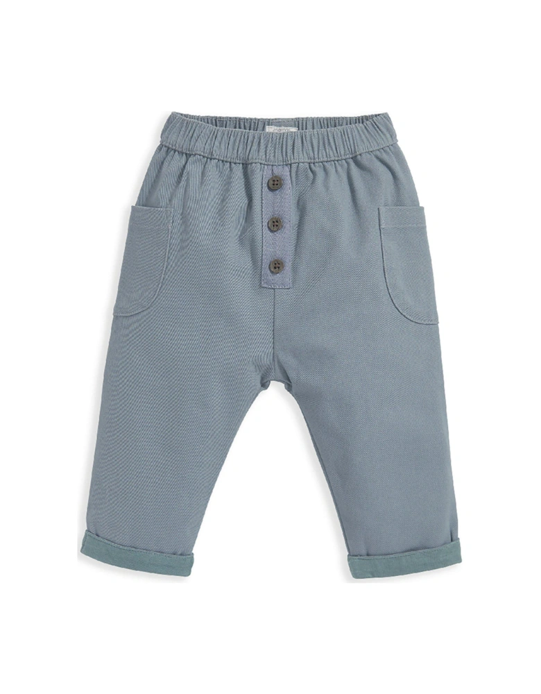 Baby Boys Twill Trousers - Blue