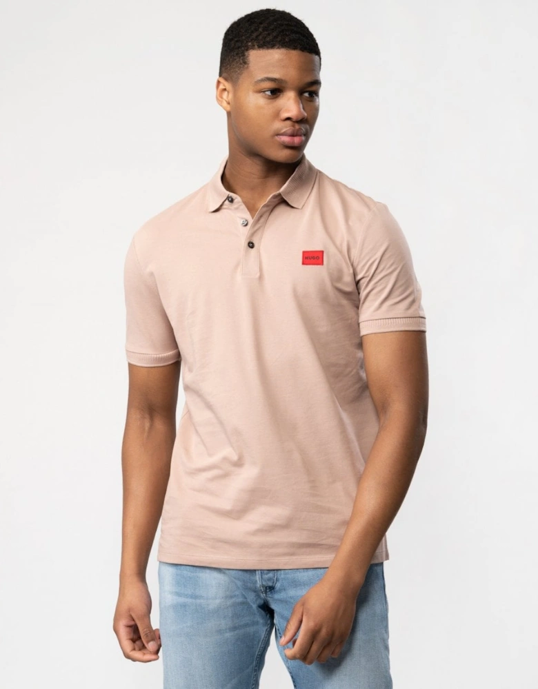 Dereso232 Mens Cotton-Piqué Slim-Fit Polo Shirt