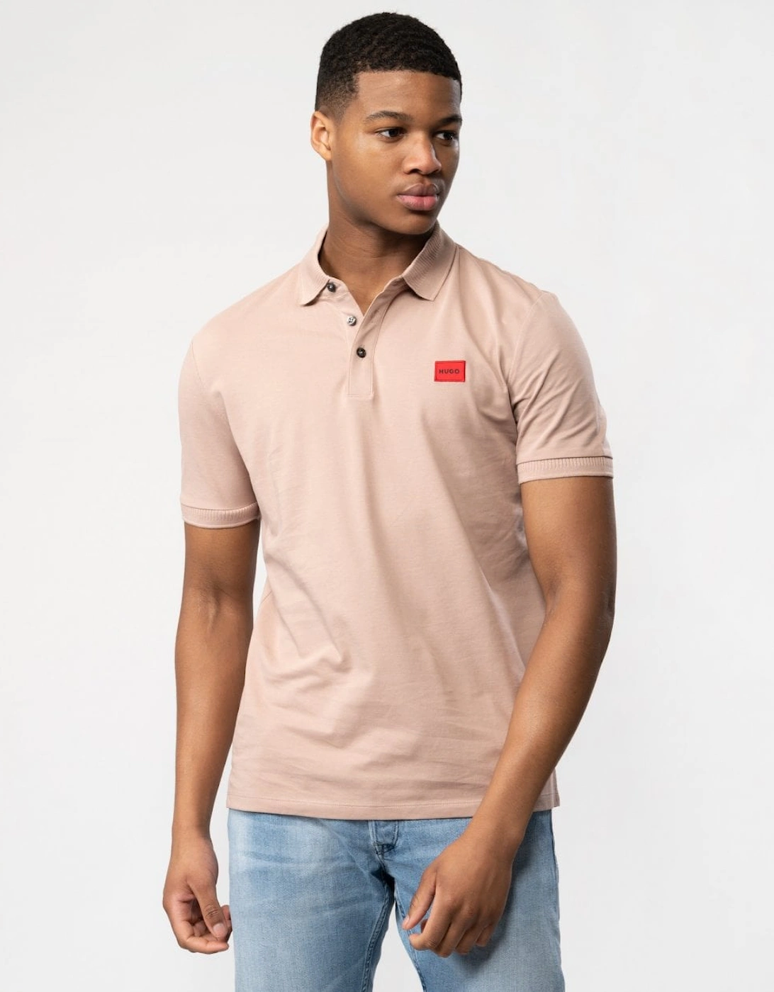 Dereso232 Mens Cotton-Piqué Slim-Fit Polo Shirt, 5 of 4