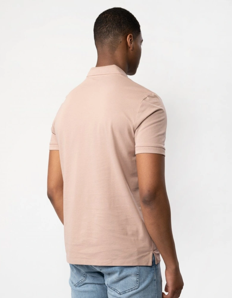 Dereso232 Mens Cotton-Piqué Slim-Fit Polo Shirt