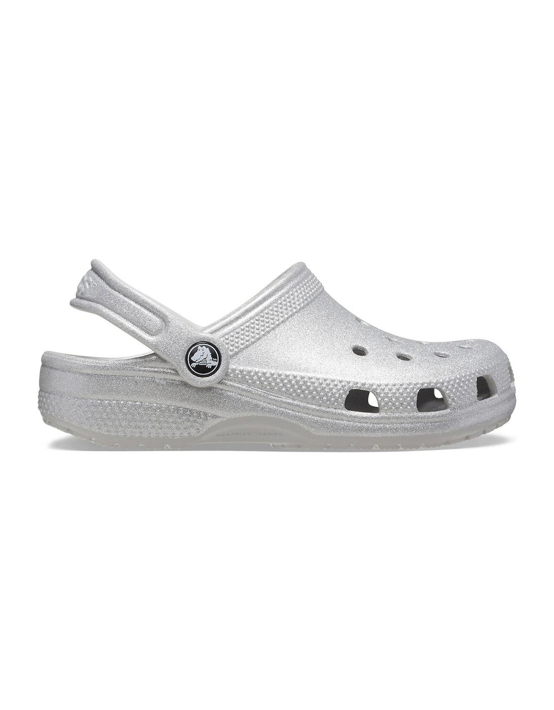 Classic Glitter Clog - Silver, 8 of 7