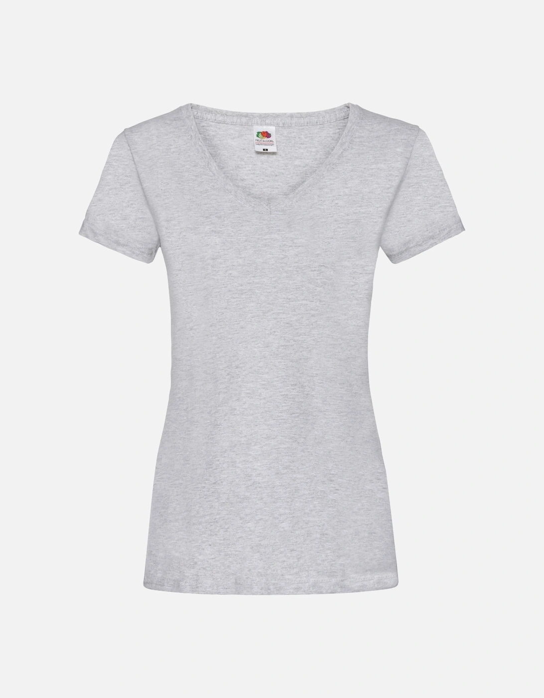 Womens/Ladies Heather V Neck Lady Fit T-Shirt, 4 of 3