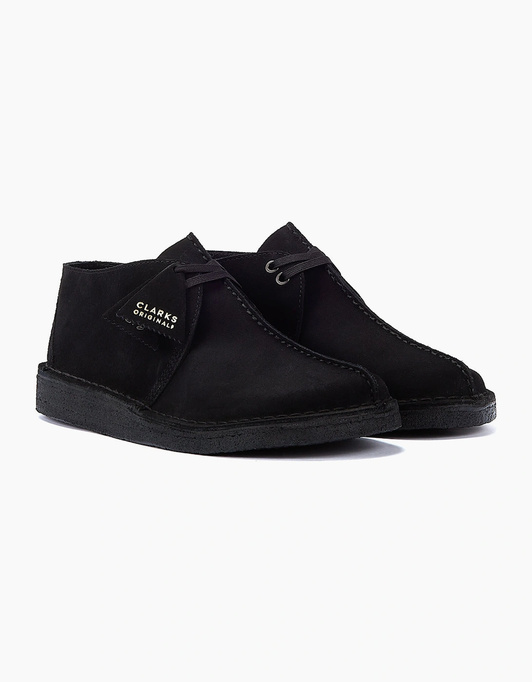 Clarks Men's Black Originals Desert Trek Suede Shoes  7 Size 7
