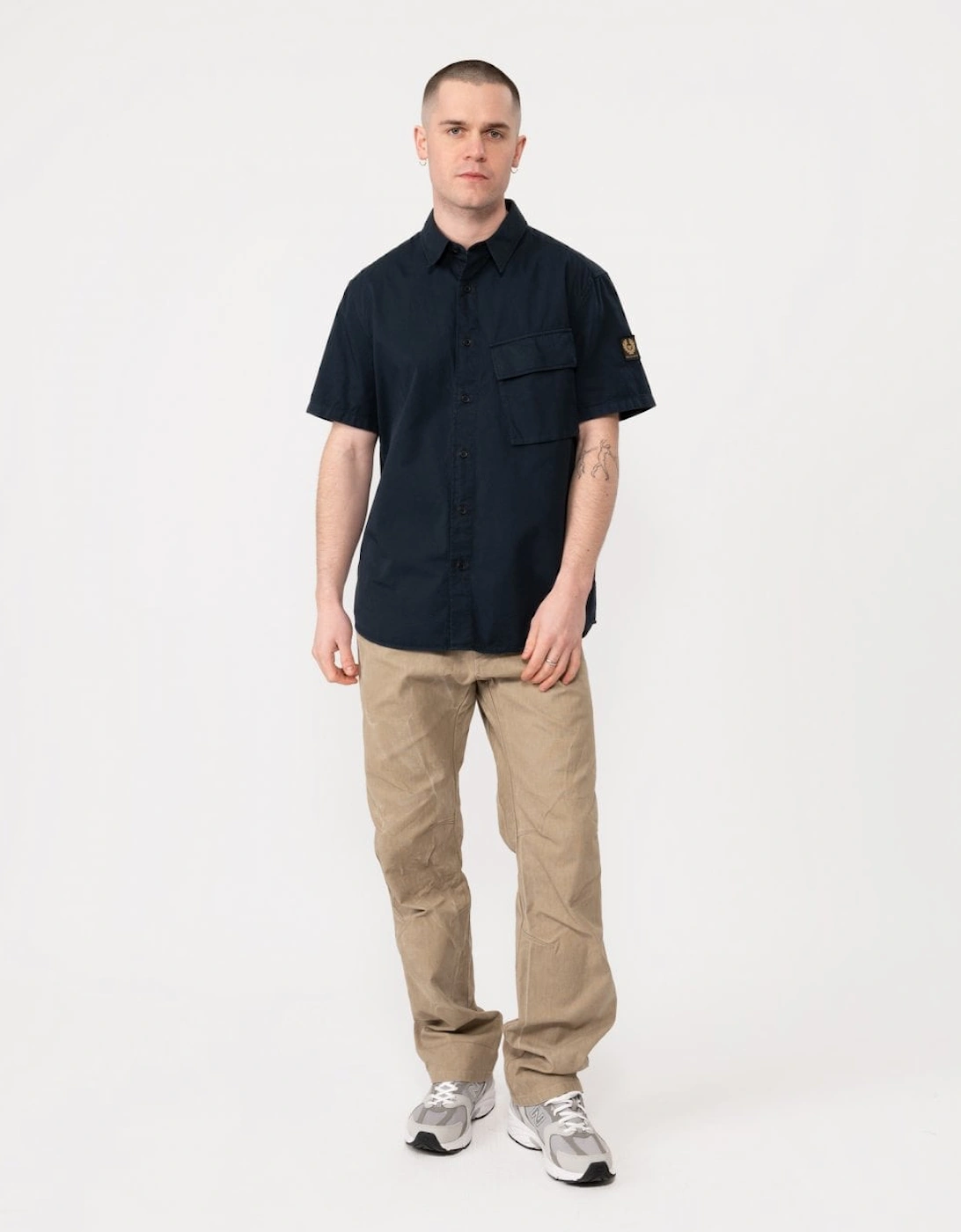 Scale Mens Short Sleeve Shirt