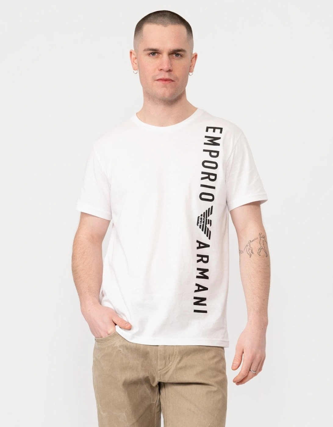 Mens Logoband Beach T-Shirt, 5 of 4