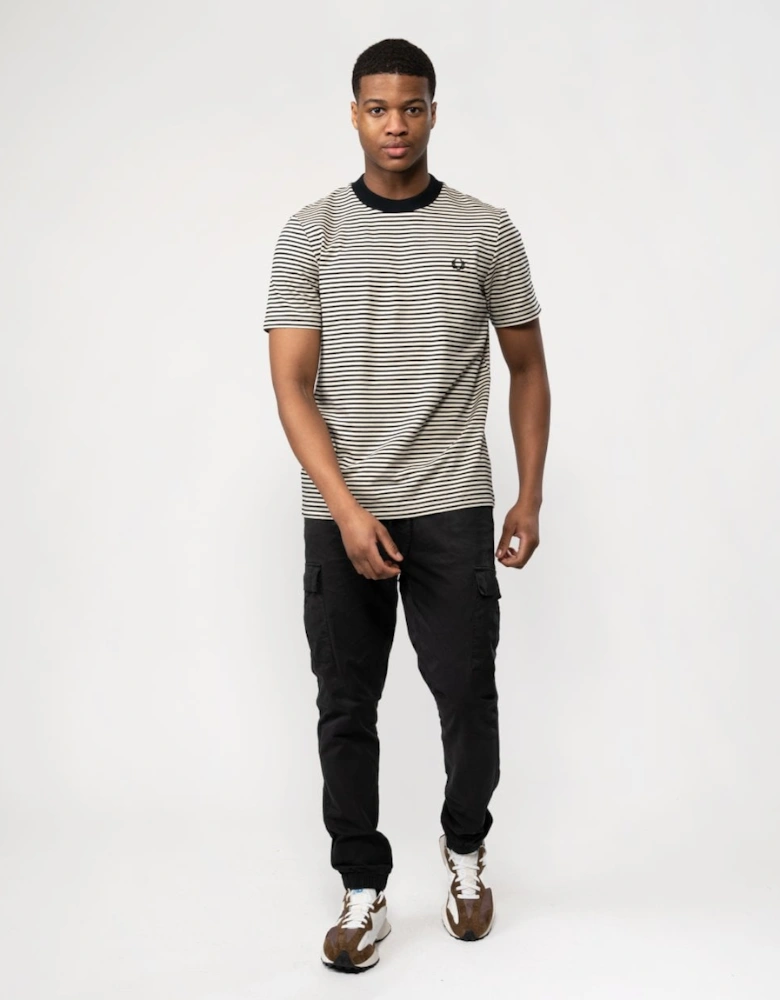 Mens Fine Stripe Heavyweight T-Shirt