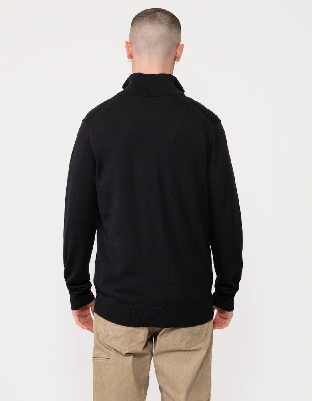 Mens Classic Half Zip Jumper