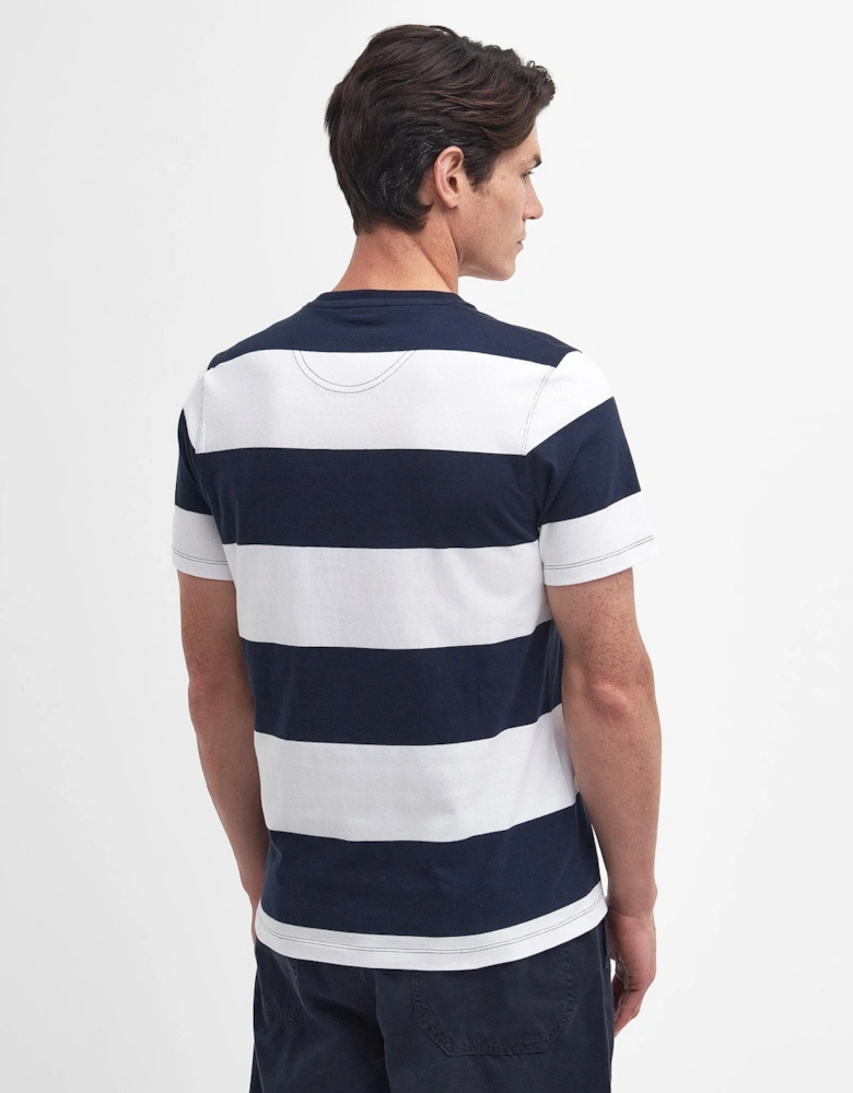 Whalton Stripe Mens Tailored T-Shirt