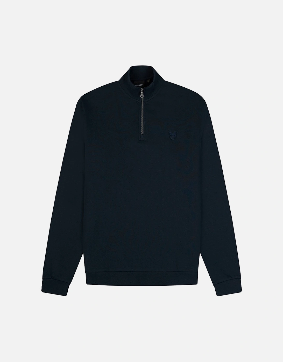 Lyle & Scott Tonal Eagle Mens Quarter Zip Sweatshirt