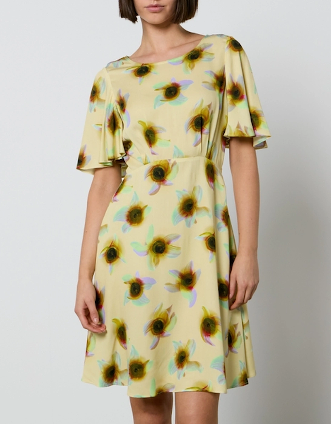 PS Printed Satin-Twill Dress, 2 of 1