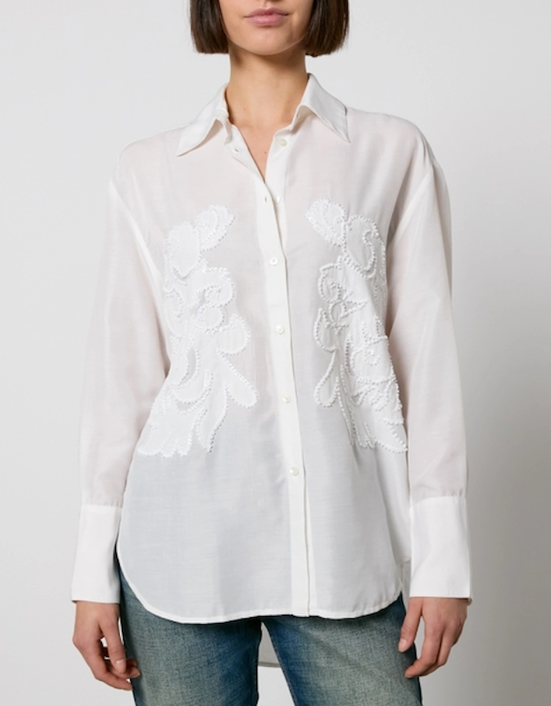MAX&Co. Ottawa Embroidery Gauze Shirt, 2 of 1