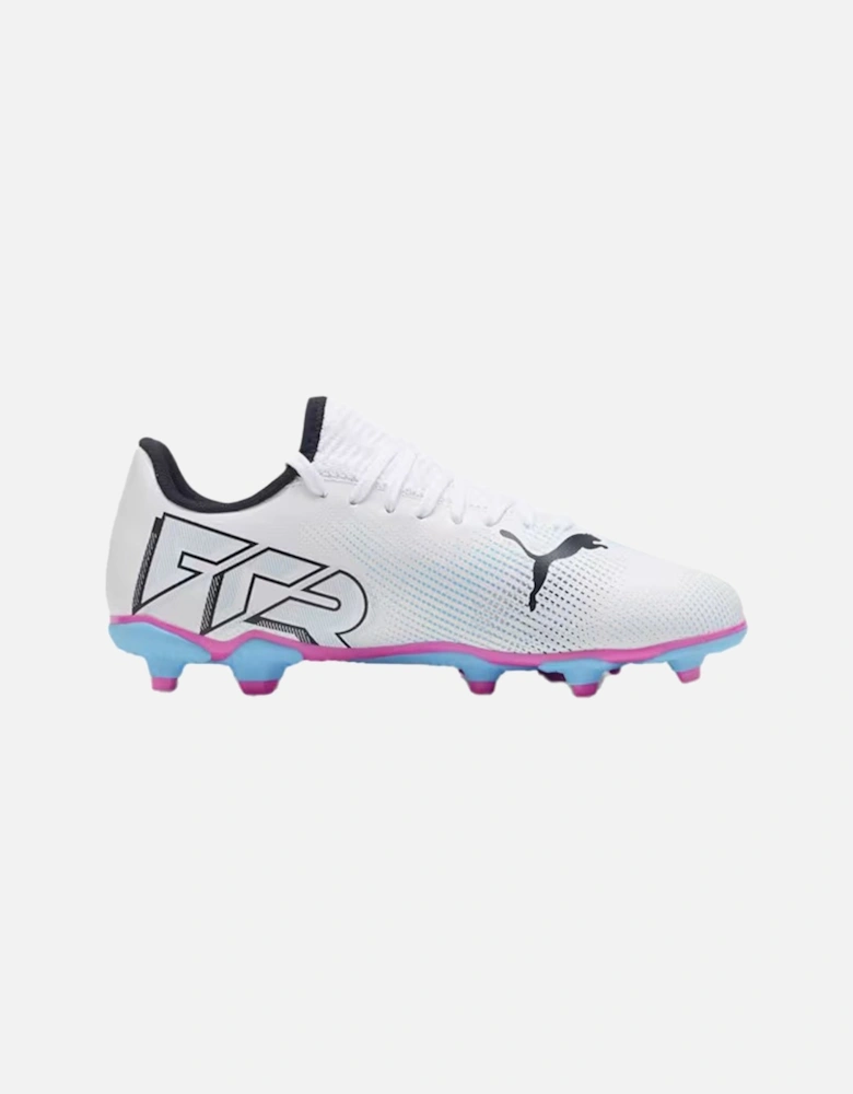 Juniors Future 7 Play FG/AG Football Boots (White)