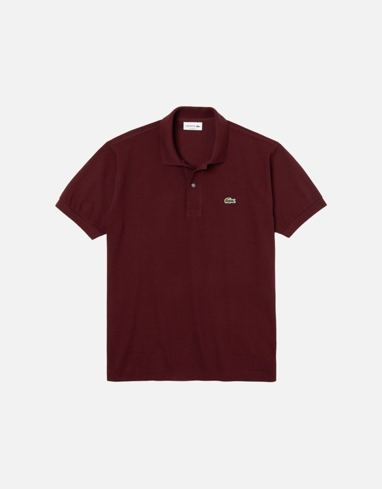 Mens Plain Polo Shirt (Wine)