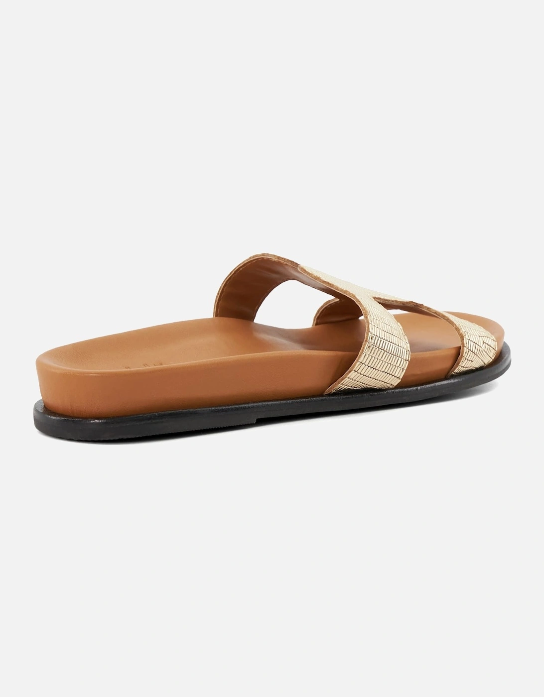 Ladies Loupa - Topstitch-Detail Comfort-Footbed Slider Sandals