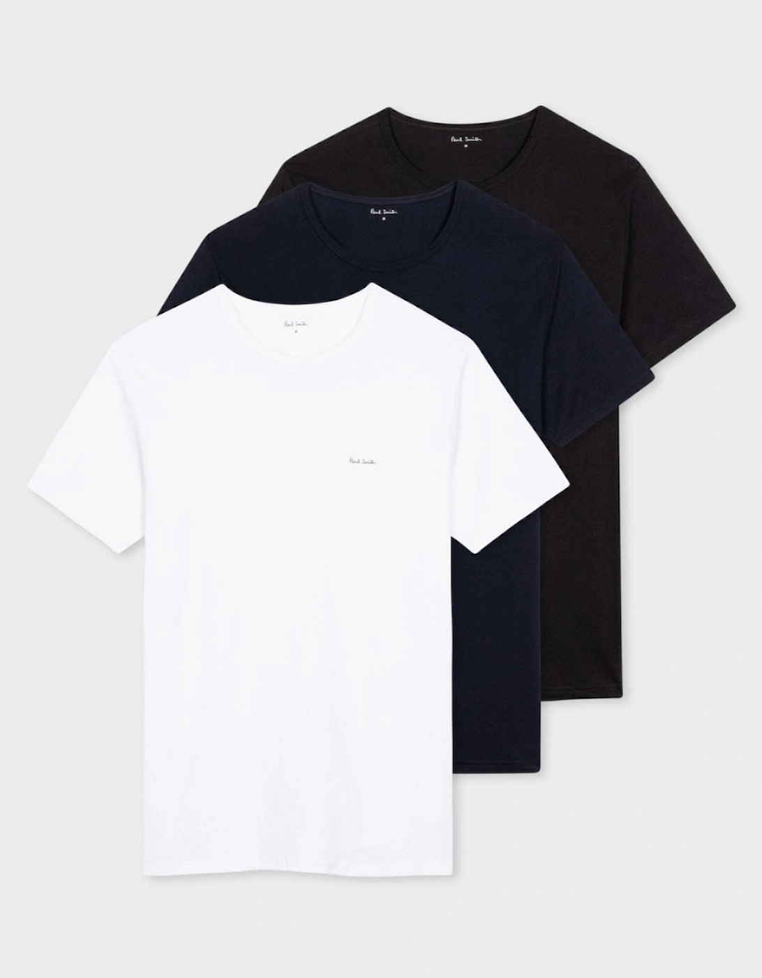 3 Pack Mens Script Logo T-Shirts