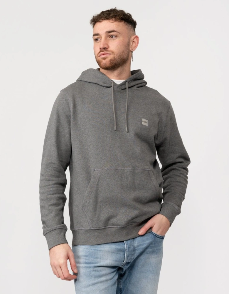 BOSS Orange Wetalk Mens Pullover Hoodie with Logo Patch