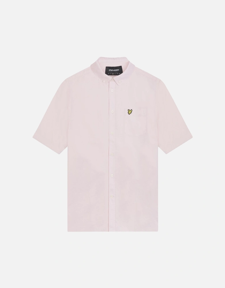 Lyle & Scott Mens Short Sleeve Oxford Shirt