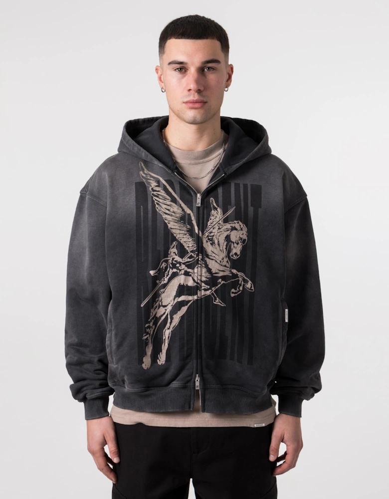 Spirits Mascot Zip Through Hoodie