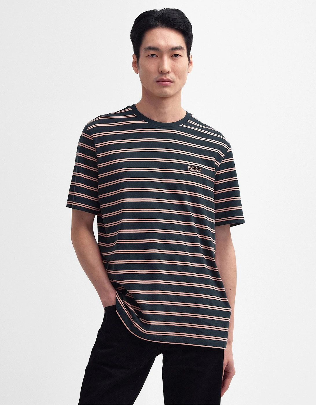 Bernie Stripe Mens Relaxed T-Shirt, 8 of 7