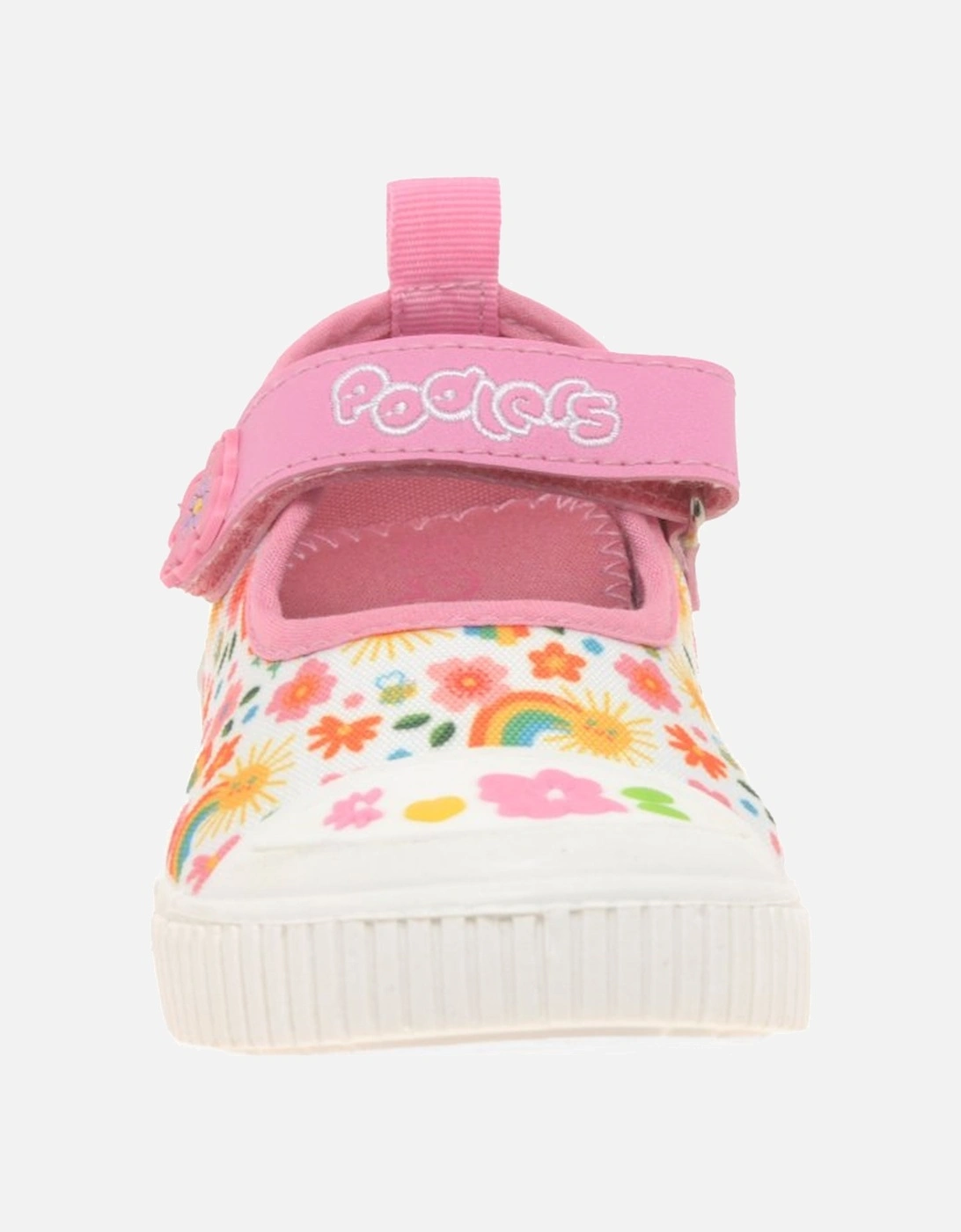 Halle Mary Jane Girls Infant Canvas Shoes
