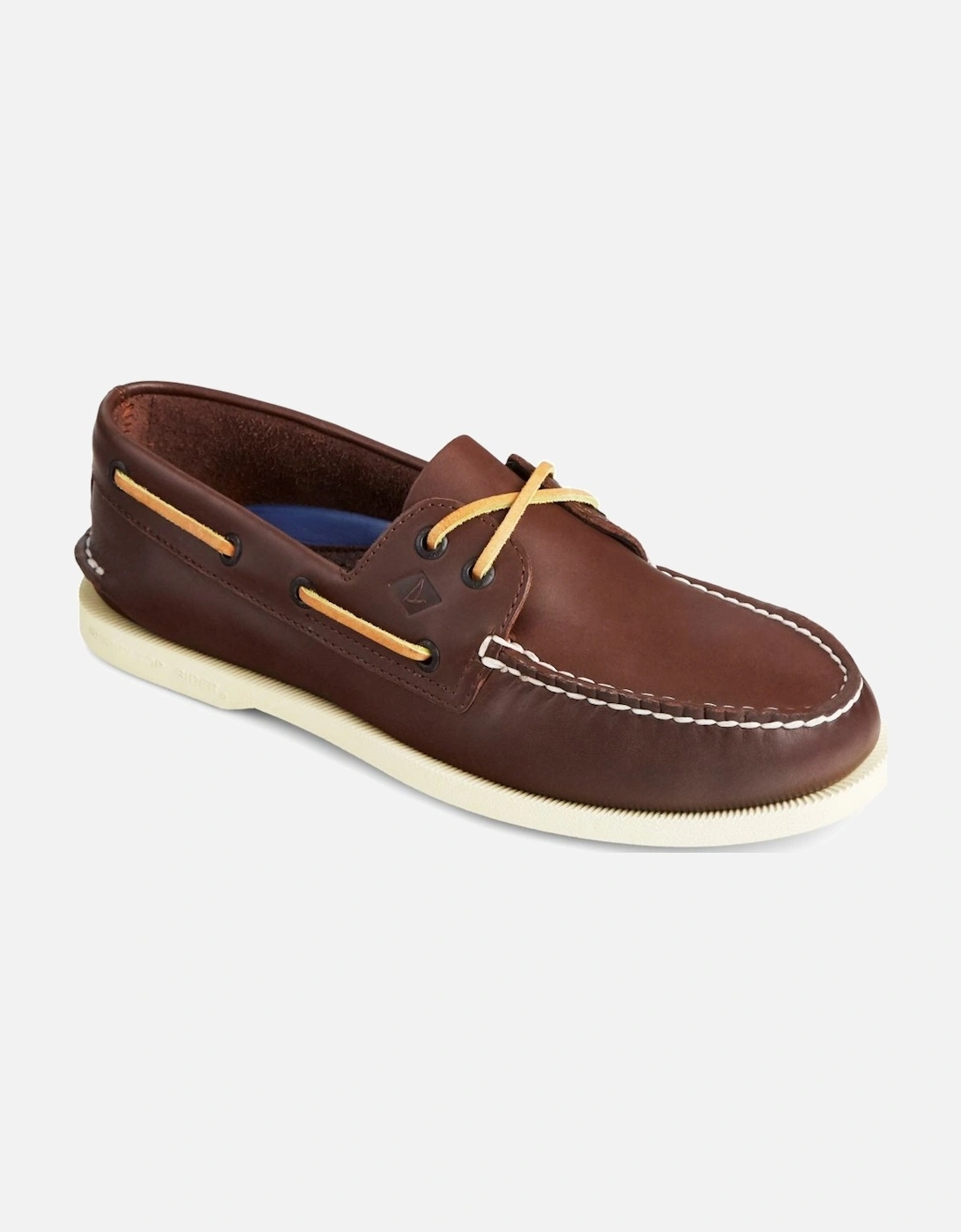 Authentic Original Leather Mens Boat Shoes, 6 of 5
