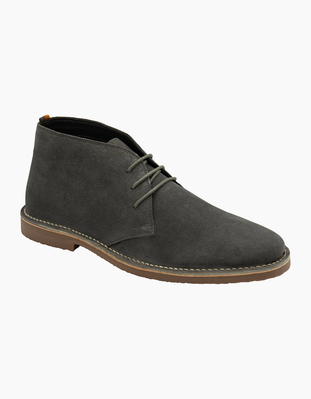 Frank Wright Men's Grey Edwin Desert Boots - Size 9