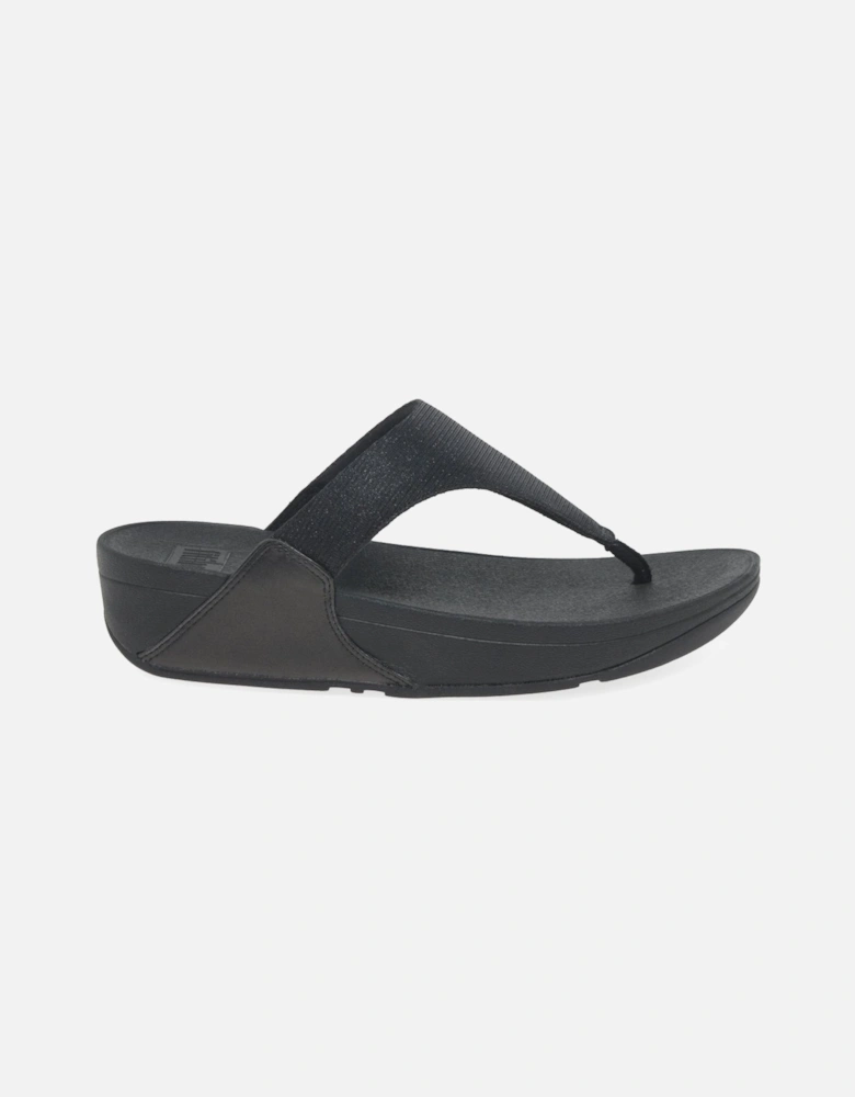 Lulu Shimmerlux Womens Toe Post Sandals