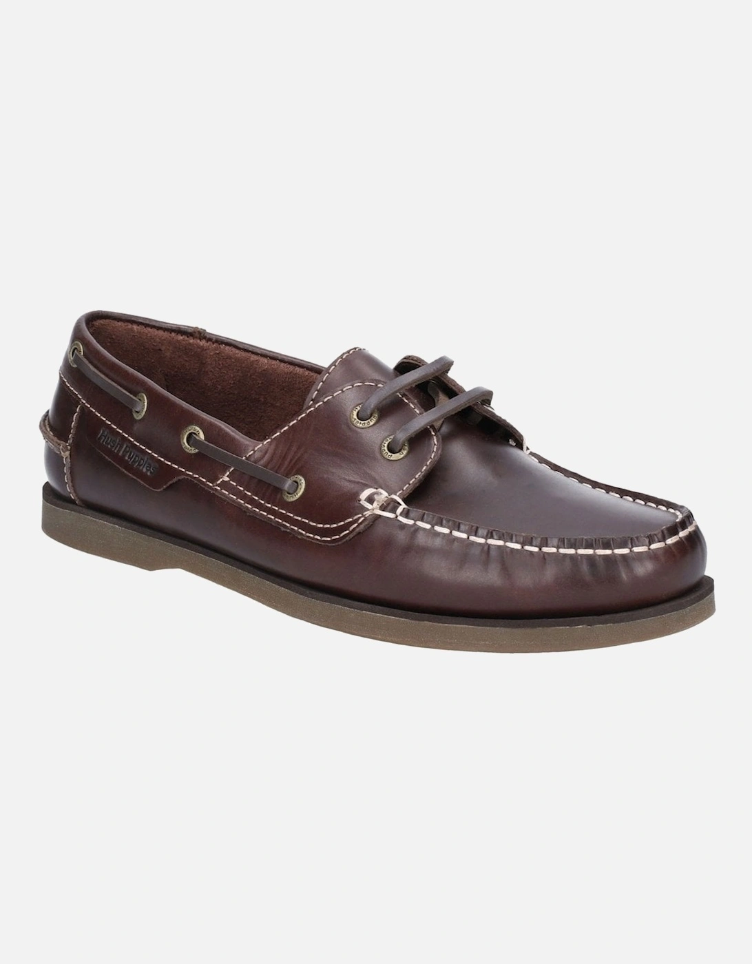 Henry Mens Lace Up Moccasin Shoes, 5 of 4