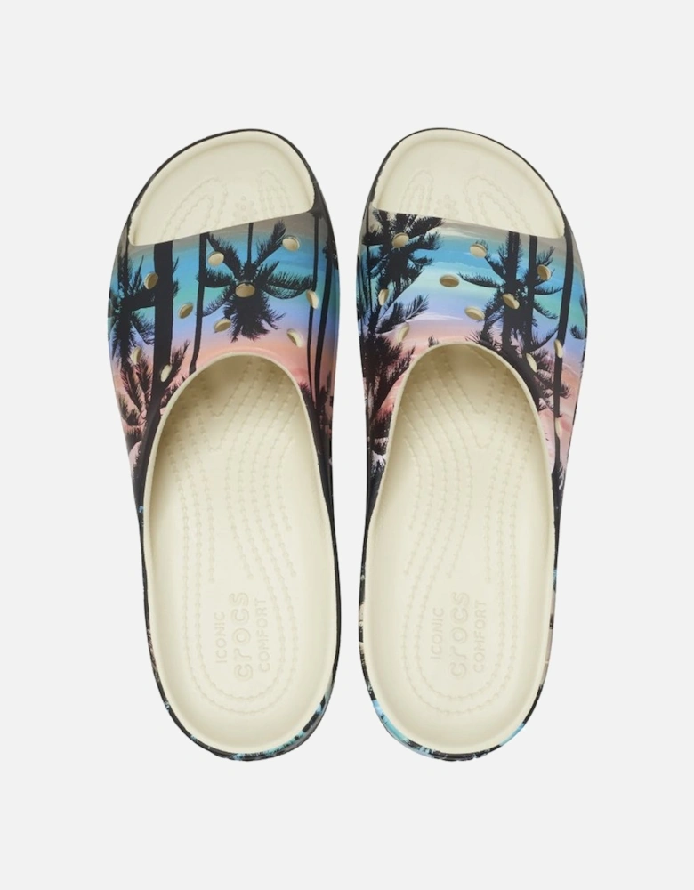 Classic Summer Nostalgia Platform Slide Womens Sandals