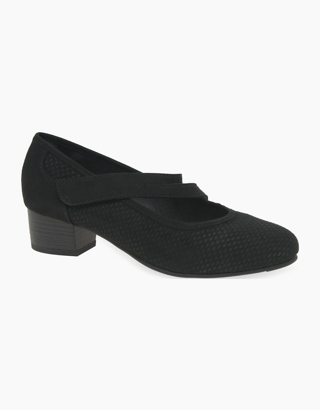 Softline Women's Elizabeth Womens Mary Jane Court Shoes - Black - Size: 6.5
