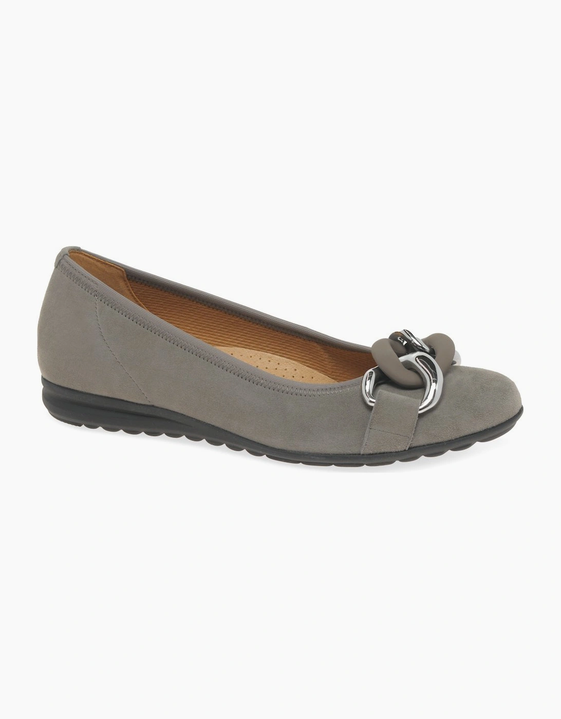 Gabor Women's Grey Sabia Shoes - Size: 5