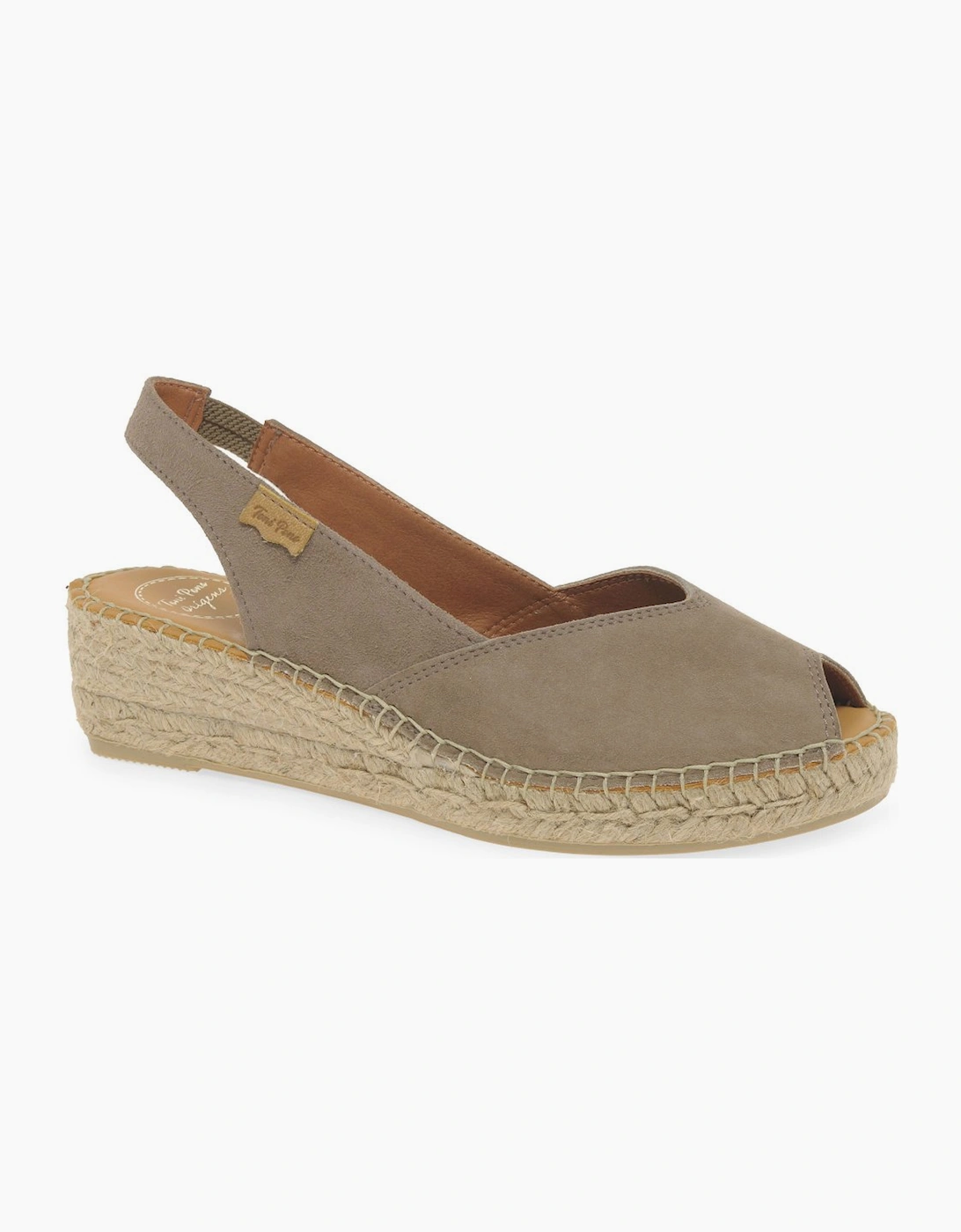 Toni Pons Women's Bernia Womens Wedge Heel Espadrille Sandals - Brown - Size: 9