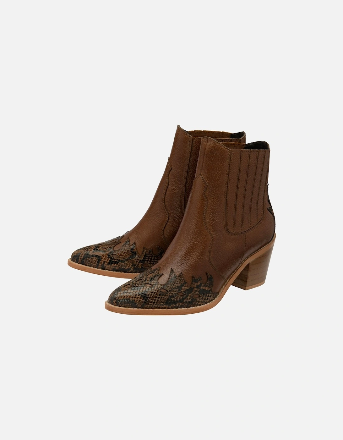 Galmoy Womens Western Ankle Boots