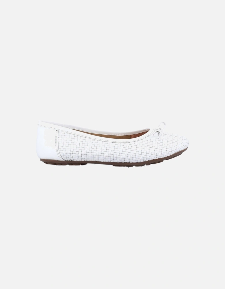 Janelle Woven Womens Ballerina Pumps