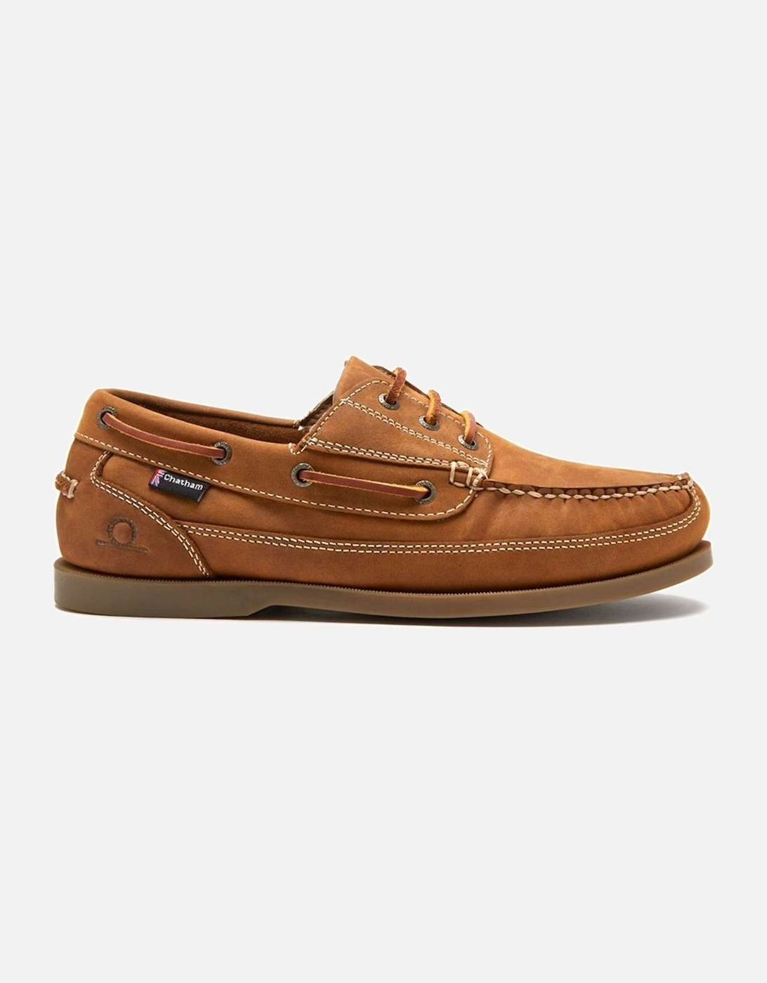Rockwell Mens Wide Fit Boat Shoes, 4 of 3