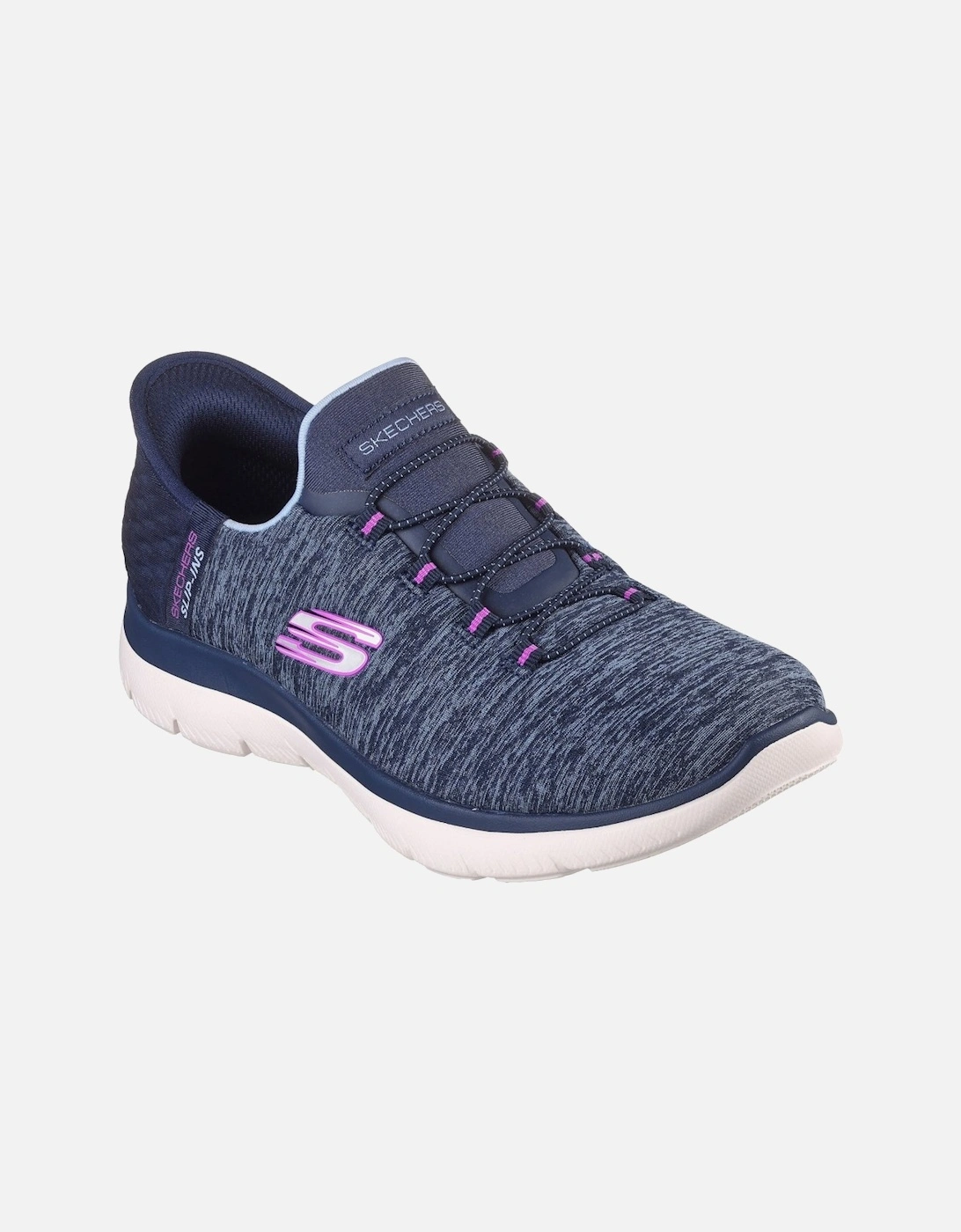 Summits Dazzling Haze Womens Wide Fit Trainers, 6 of 5