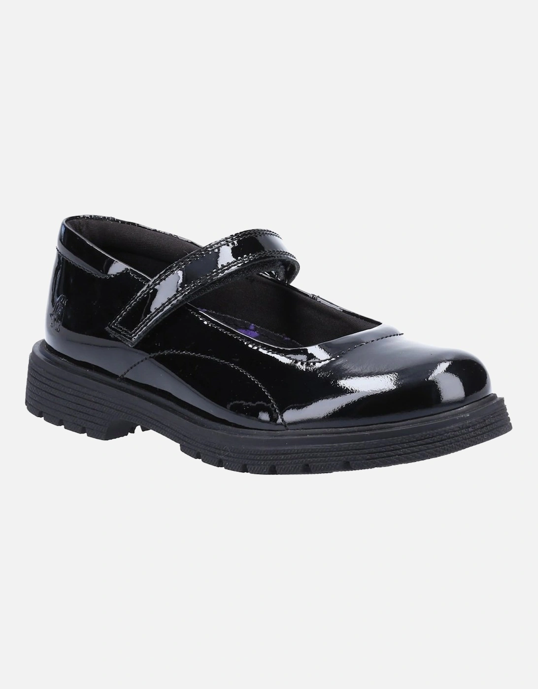 Tally Patent Senior Girls School Shoes, 5 of 4