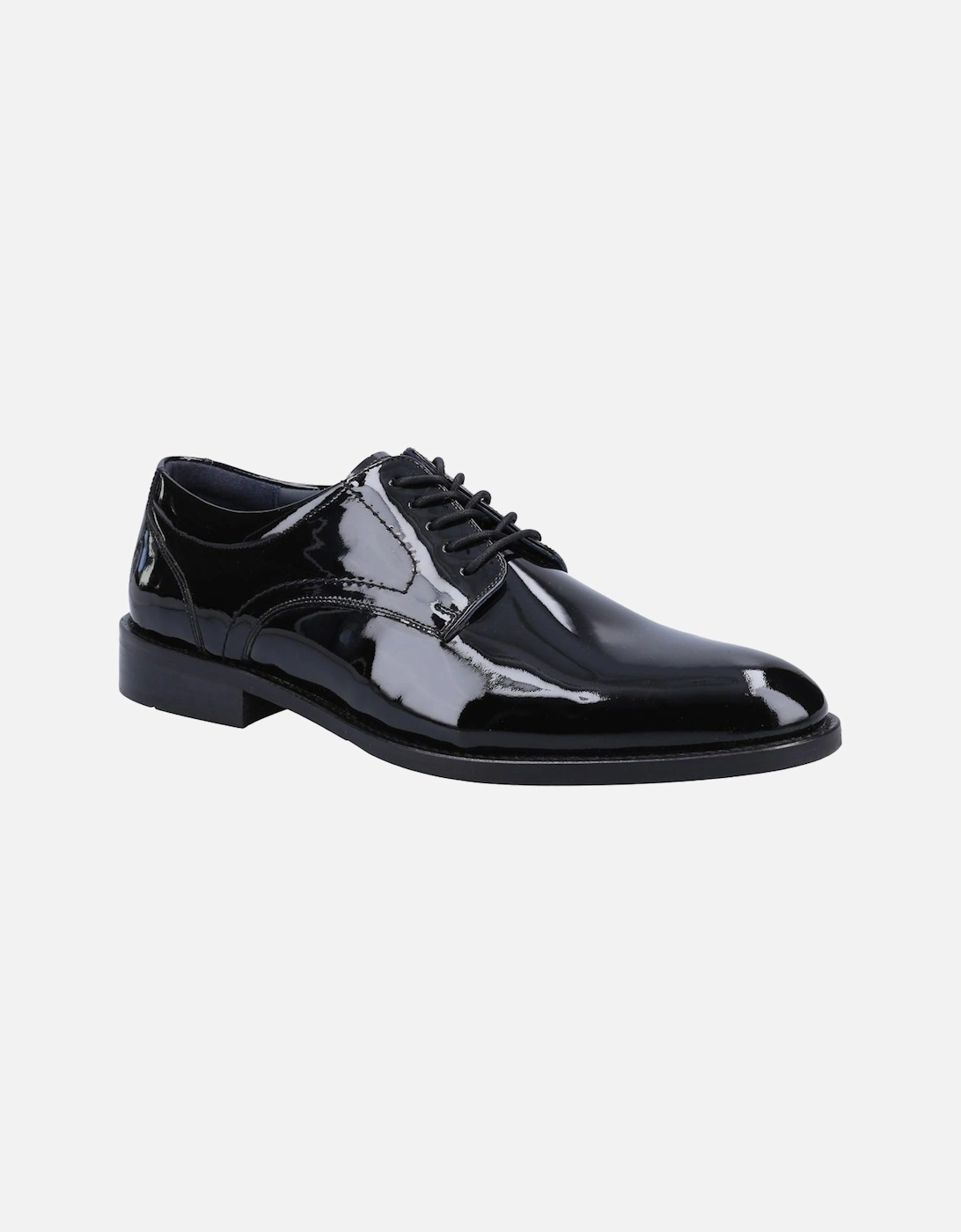 Damien Mens Patent Lace Up Shoes, 5 of 4