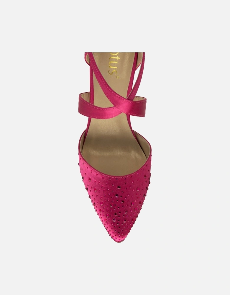 Leona Womens Strappy Court Shoes